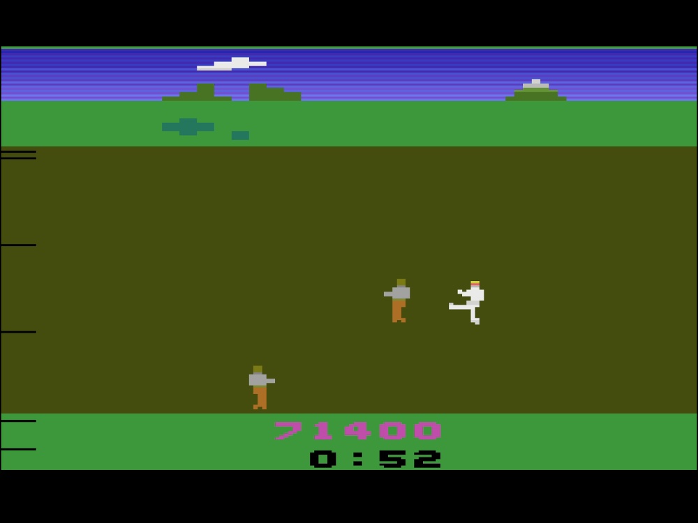 Gameplay of Chuck Norris Superkicks for Atari 2600